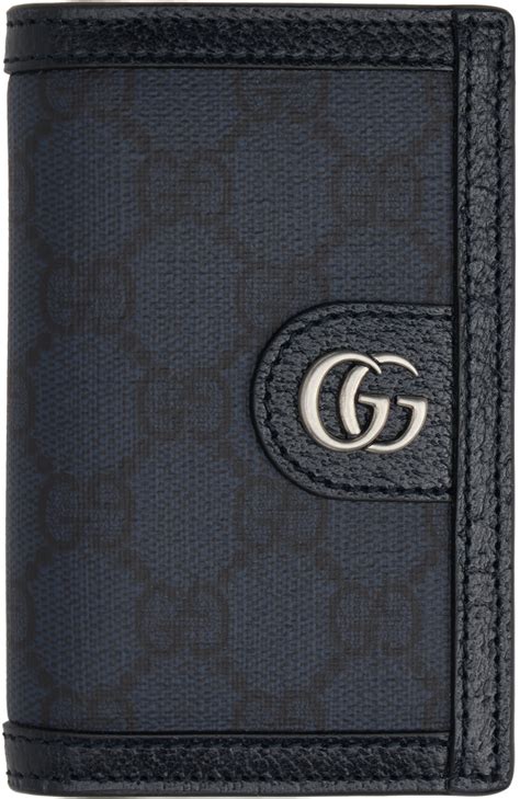 Gucci: Navy Ophidia Wallet 